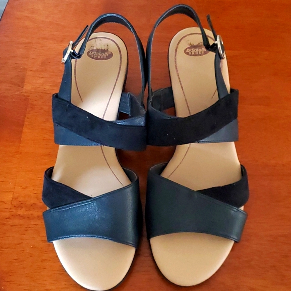 New Dr. Scholls Black Sandals
